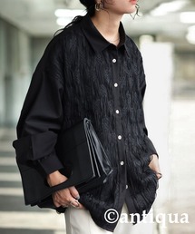 美品☆レース襟シャツ 145-204423.jpg