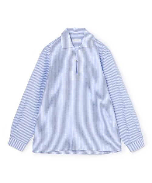 y*i様 Cloth & Cross　スキッパーコットンプルオーバーシャツ　ホワ TOMORROWLAND シャツ コットンリネン プルオーバースキッパー