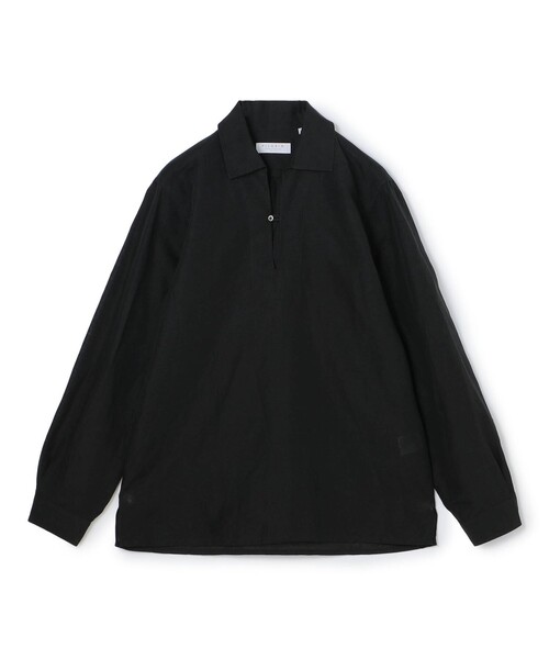 Spick&Span リネン プルオーバー シャツ スキッパー チュニック Spick&Span リネン プルオーバー シャツ スキッパー チュニック