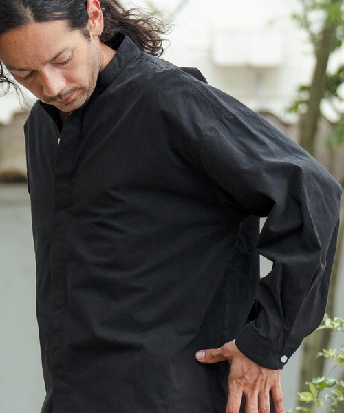 GQ1527◇ARTS&SCIENCE : ステンカラー 比翼ボタン GQ1527◇ARTS&SCIENCE : ステンカラー 比翼ボタン