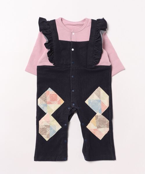 kids zoo（キッズズー） ベビー服 ロンパース サロペット付き
