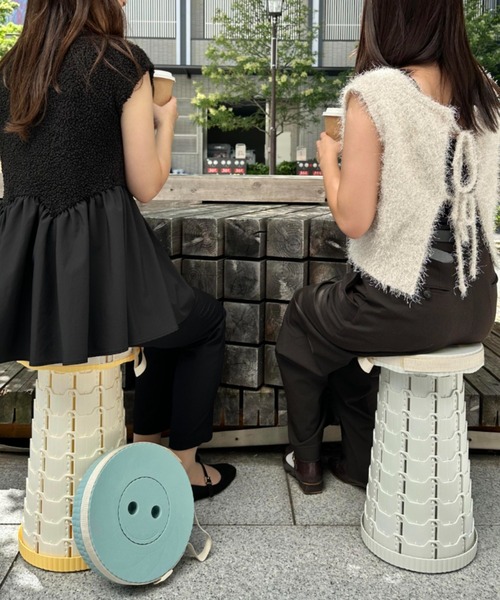 RIRIYANO（リリヤーノ） 折りたたみ式アコーディオンスツール