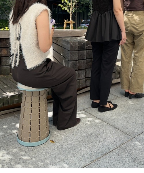 RIRIYANO（リリヤーノ） 折りたたみ式アコーディオンスツール