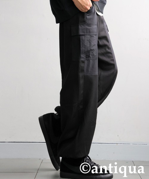 antiqua（アンティカ） カーゴパンツ 切り替えカーゴパンツ レディース