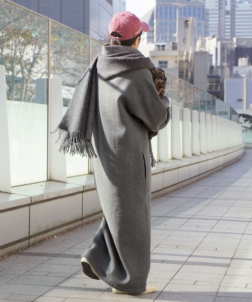 AP STUDIO THROW スローシャギーカラーストール