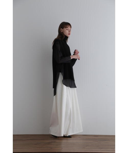 ADORE - miko【新品・未使用】LE PHILルフィル ウールカシミヤシルクニット ADORE - LE PHIL ウールシルクカシミヤミドルゲージニットジの