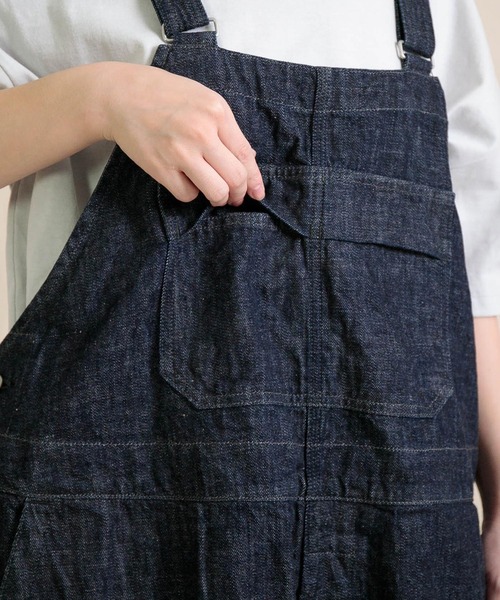 ブロカント　サロペット　パンツ Brocante / ブロカント] 20/16オックスハンドワッシャー バトー