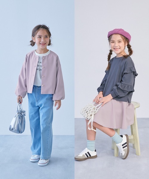 フォーマル ガールズノーカラー 無地セットアップ デビロック　130サイズ devirock（デビロック） フォーマル 発表会 卒園式 入学式 フォーマル