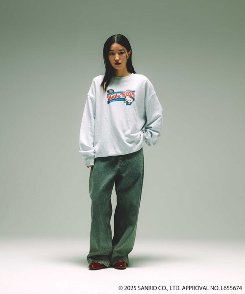スウェット HELLO KITTY スウェット レディース FREAK'S STORE トレーナー スウェット SANRIO/サンリオ ”HELLO
