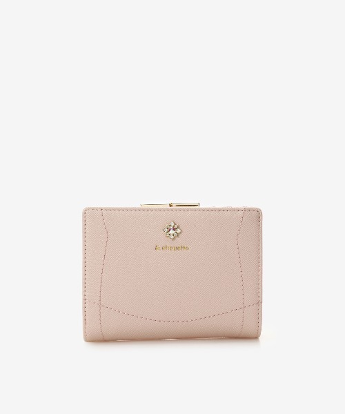 & chouette（アンドシュエット） 財布 ビジュー口金二つ折り財布