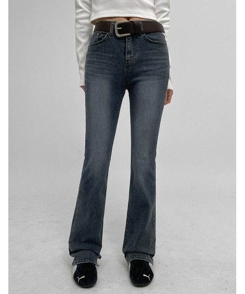 BLACKUP ジーンズ デニム デニムパンツ 「B-DENIM」 LONG SLIM