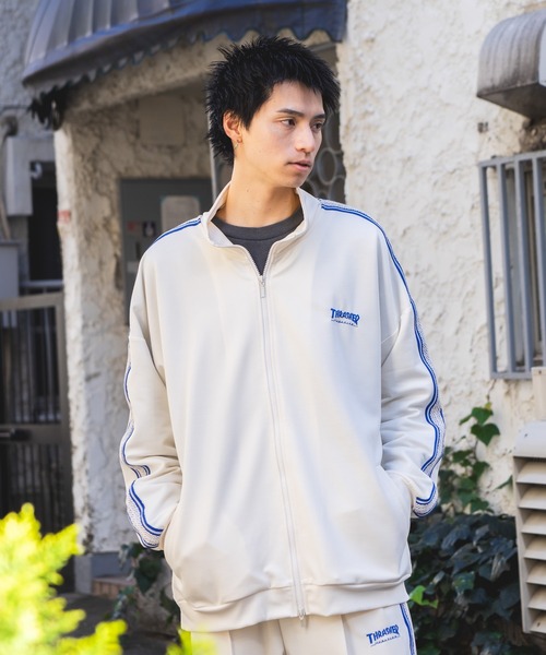 THRASHER（スラッシャー） ジャージ 「THRASHER/スラッシャー THRASHER トラックジャケット ホワイト