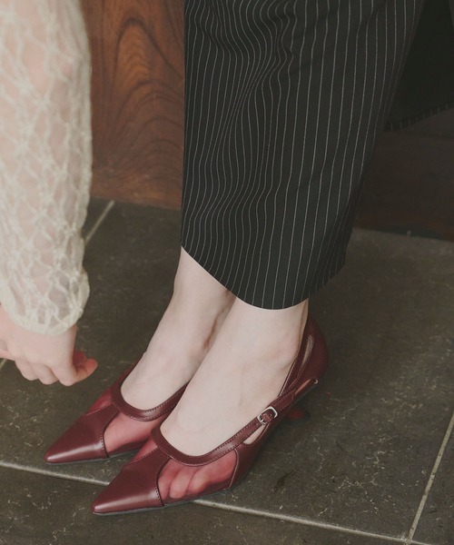 ANDRESD パンプス pointed toe shoes ポインテッドトゥシューズ