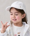 キャップ 帽子 日除けリボン付きキャップ キッ...の詳細画像2