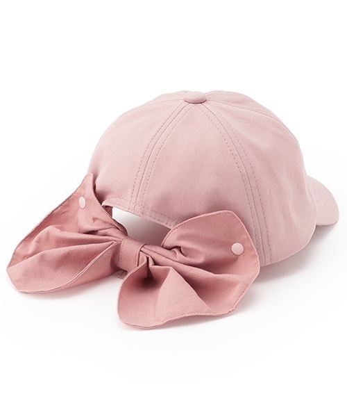 BABY メイドキャップ風カチューシャ　リボン　ハートチョコレート　ピンク 商品詳細ページ