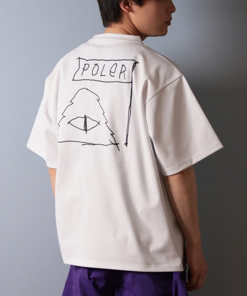 POLeR ポーラー 水陸両用 ラッシュガード Tシャツ キャンプ サーフィン POLeR tシャツ 「ムラサキスポーツ限定」POLER/ポーラー 水陸