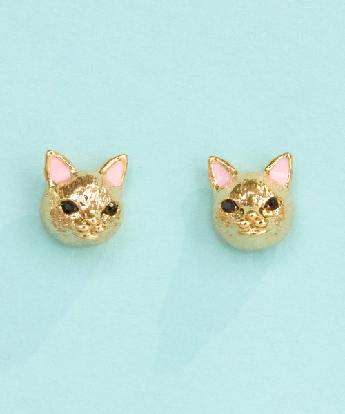 gargle（ガーグル） ピアス ガーグル：アニマルシリーズ シャトン ねこ