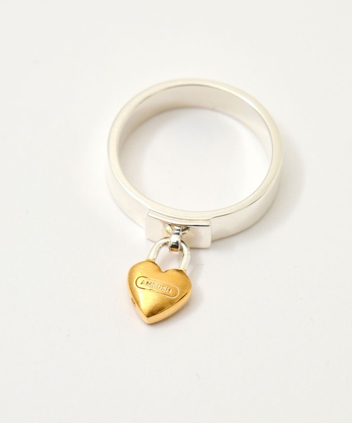 【関税込み】Ambush シルバー Heart Padlock リング HEART PADLOCK RING(XS SILVER): AMBUSH: WOMENS｜THE TOKYO
