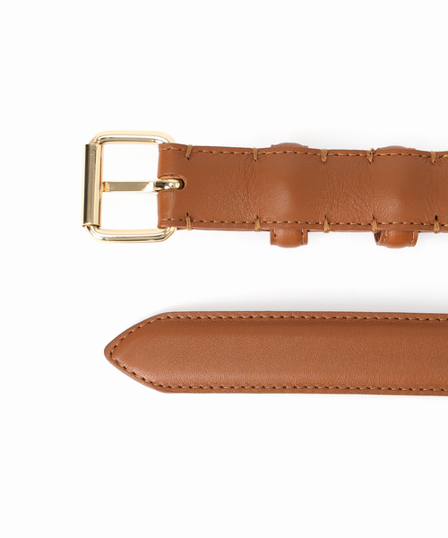 【みー】MAISON BOINET　ベルト　ベージュ【新品】 MAISON BOINET（色：ベージュ系）おすすめ人気商品一覧 通販
