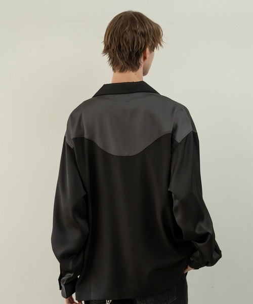 Forte シャツ Modern Western Open-Collar Shirt/ウエストサイドモダン