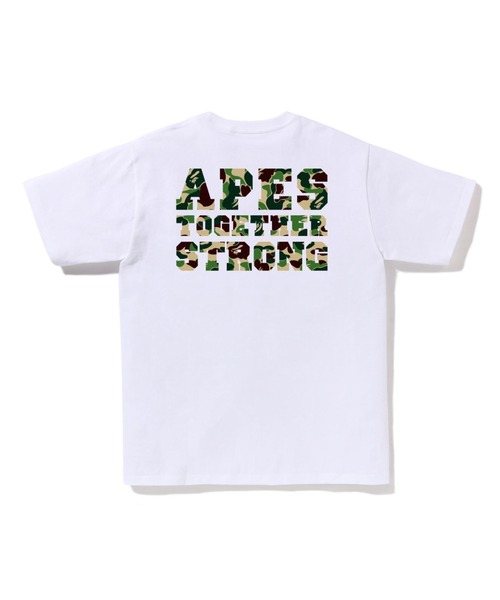 最短当日発送 A BATHING APE 半袖 Tシャツ ABC CAMO COLLEG A BATHING APE tシャツ ABC CAMO COLLEGE ATS TEE メンズ