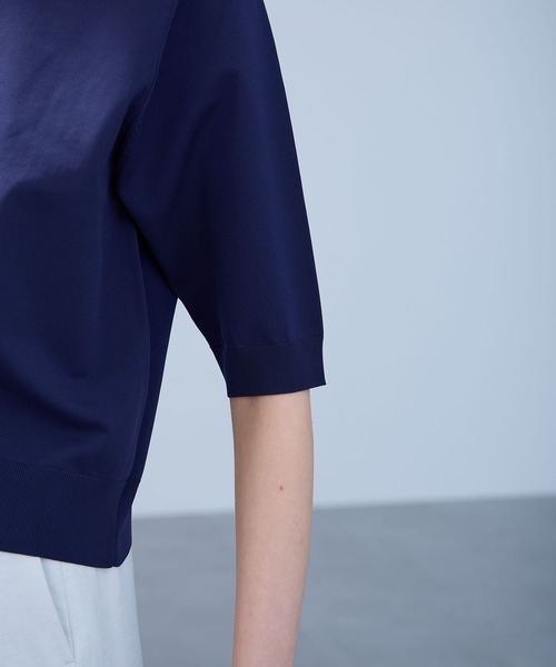 N.O.R.C ニット セーター ハーフスリーブニット「BEAUTY AIRY