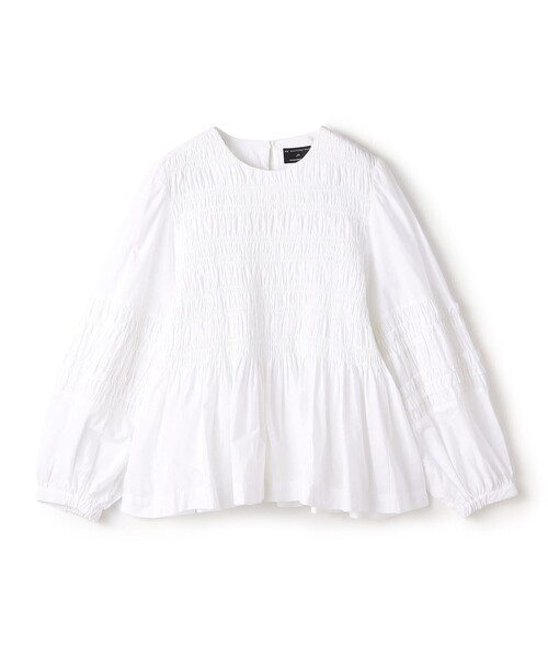ブラウス シャツ 「別注」ne Quittez pas BLACK FINE POPLIN シャツ レディース