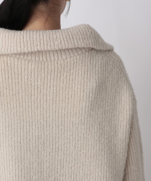 「LOWRYS FARM」 長袖ニット FREE ブラック レディース_画像2