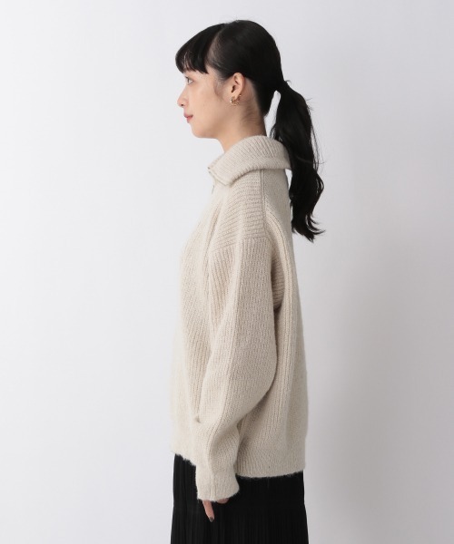 「LOWRYS FARM」 長袖ニット FREE ブラック レディース_画像4