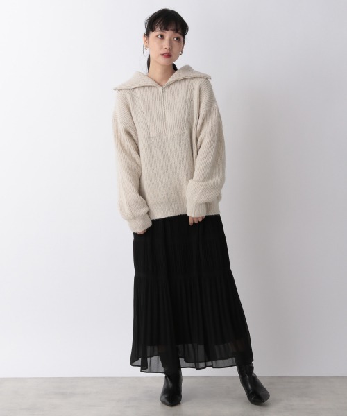 「LOWRYS FARM」 長袖ニット FREE ブラック レディース_画像8