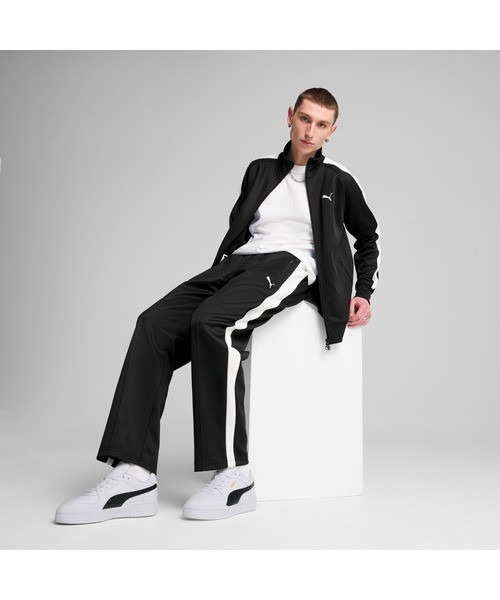 PUMA - PUMA プーマ トラックジャケット ジャージ 黒白 ロゴ