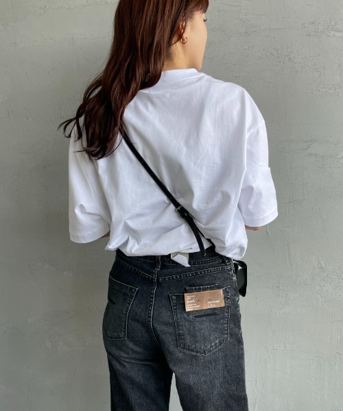 [  Jeans] cKアーカイブロゴイージー半袖Tシャツ Tシャツ - アーカイブロゴ リラックスクルーネックTシャツ