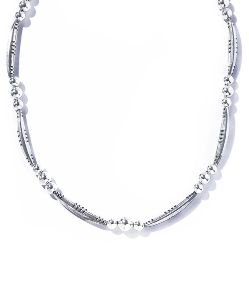 ネックレス 「quip queint」bowling tribe carve necklace/ボウリング トライブ カーヴ ネックレス QU170の画像