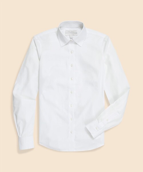 Brooks Brothers レディース チュニック シャツ BROOKS BROTHERS ブラウス シャツ スーピマコットンストレッチ