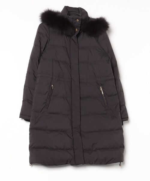 IENA イエナ　フード付き ダウンジャケット 黒 36 ダウン80% IENA 2019AWイエナフーデットショートダウンジャケット 36 黒