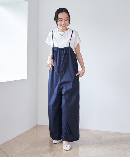 M 新品 コムデギャルソンシャツ サロペット パンツ オーバーオール ネイビー coen（コーエン） サロペット オーバーオール 「セットアイテム