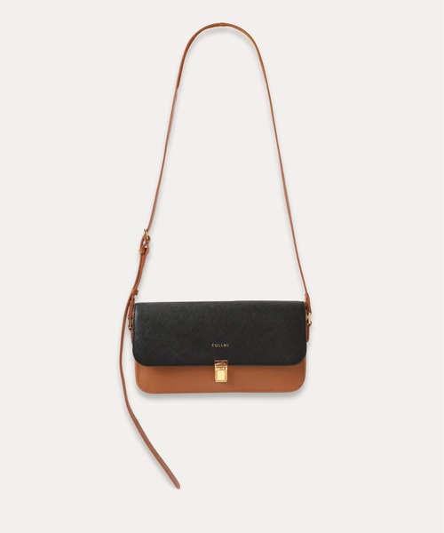 【美品】 CULLNI クルニ 2way ショルダーバッグ レザー CULLNI ショルダーバッグ Square leather shoulder bag メンズ