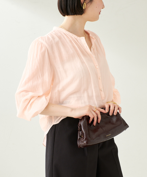専用になります！Plage Airy Band Collar シャツ セール】Airy Band Collar シャツ（シャツ/ブラウス）｜Plage