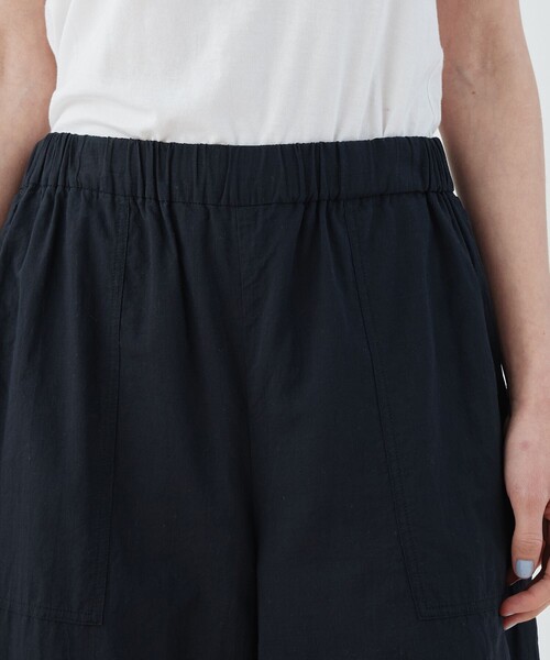 ワイドパンツ パンツ インドコットン イージーワイドパンツ レディースの画像