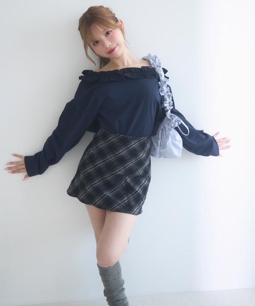 TITTY＆CO. ショルダーバッグ バッグ キャンディーストライプ