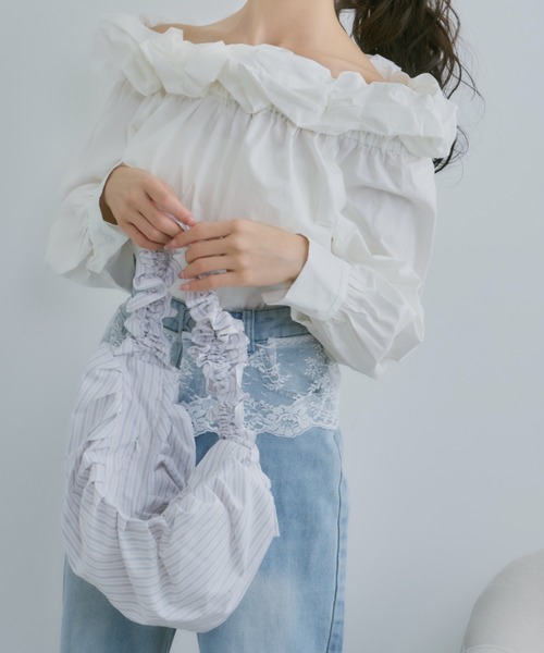 tyty 直接受渡し TITTY＆CO. ショルダーバッグ バッグ キャンディーストライプ