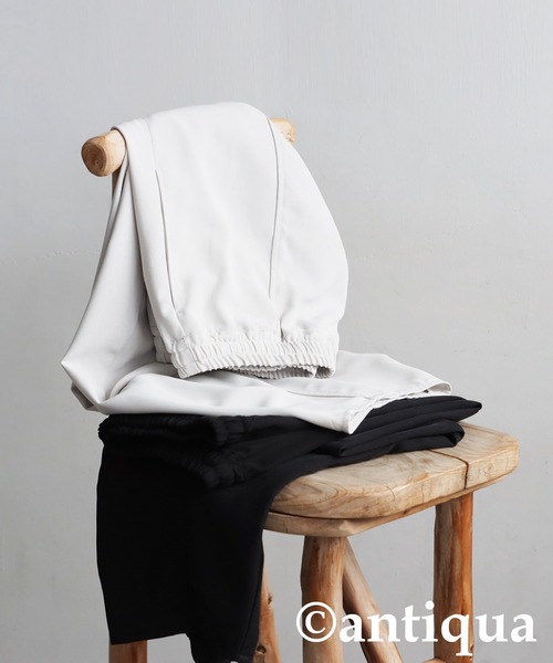 antiqua パンツ フルーエントカーブパンツ レディース