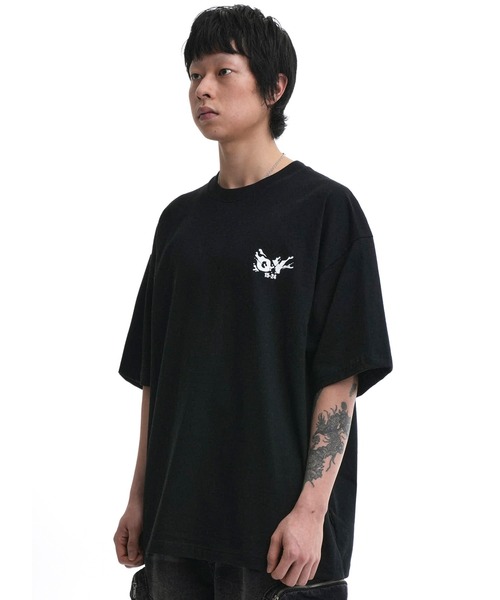 OY オーワイ Tシャツブラック OY/オーワイ』 BLACK CAT/ブラックキャット 半袖カットソー OY