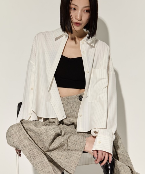 STUDIOUS ブラウス シャツ 「STUDIOUS/ステュディオス」Oversize