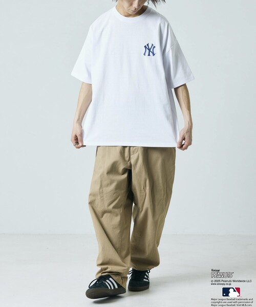 FREAK'S STORE tシャツ 限定展開 PEANUTS×MLB 別注 ビッグ