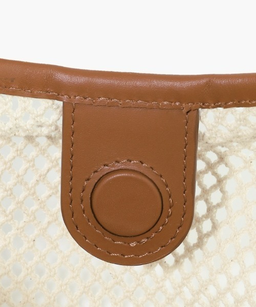 depound ♥ bay net bag (shoulder) L /追跡付 DEPOUND Bay Net Bag (Shoulder) - Brown (L)