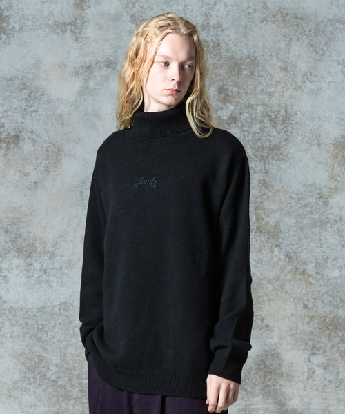 glamb（グラム） セーター ニット Spin Logo Turtle Neck Knit
