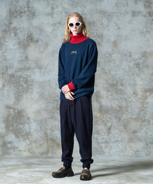 glamb（グラム） セーター ニット Spin Logo Turtle Neck Knit