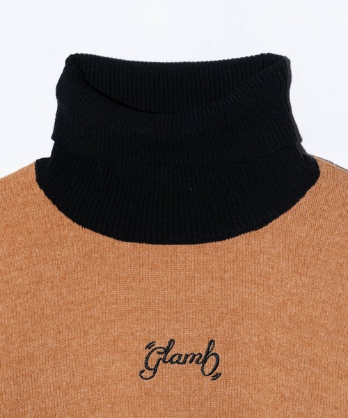 glamb（グラム） セーター ニット Spin Logo Turtle Neck Knit