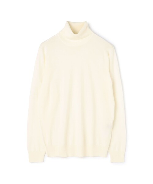 【美品】tomorrowland タートルネックセーター S TOMORROWLAND（トゥモローランド） タートルネックニット S ホワイト